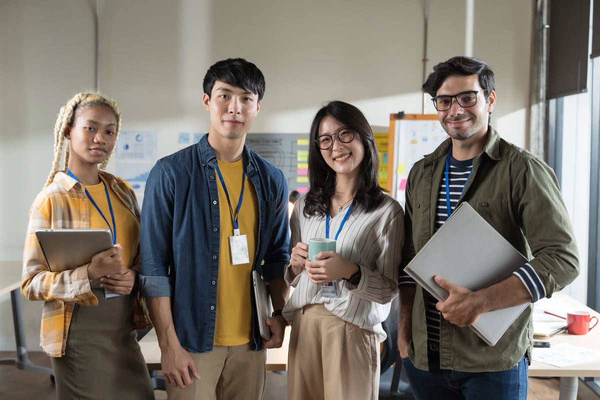 Portrait of Happy Employees